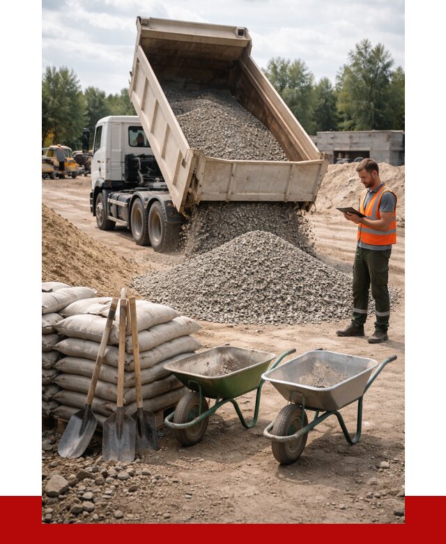 Доставка нерудных материалов в Богородицке от 1282 руб. | ПРОНЕРУДБгд