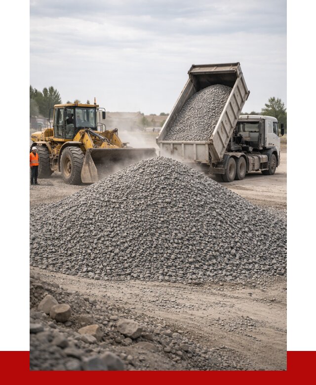 Купить щебень с доставкой в Богородицке от 2672 руб. | ПРОНЕРУДБгд