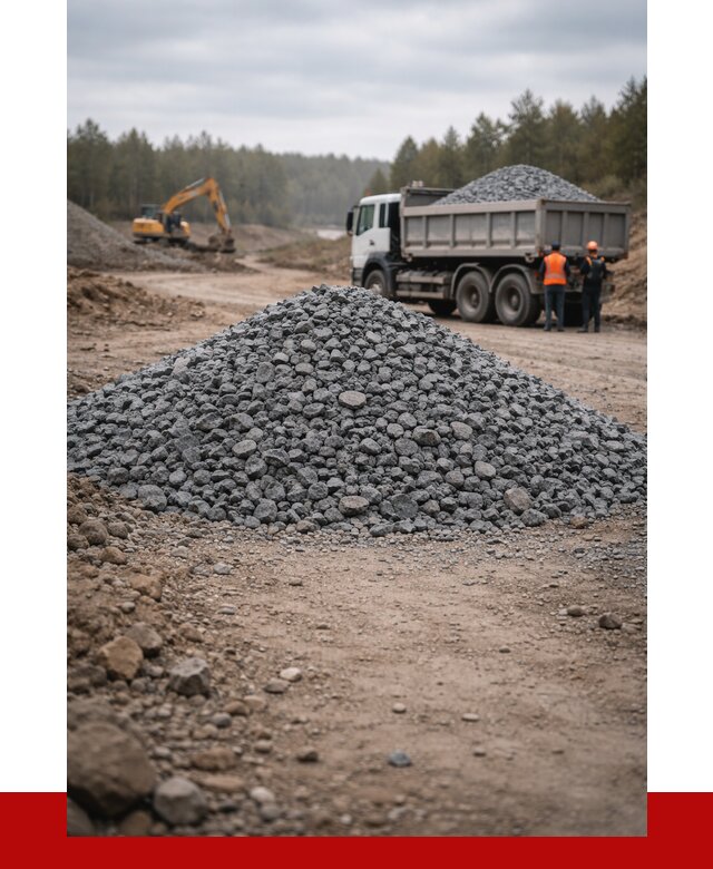 Щебень габбро диабаз фракция 40-70 в Богородицке от 2351 р-ПРОНЕРУДБгд