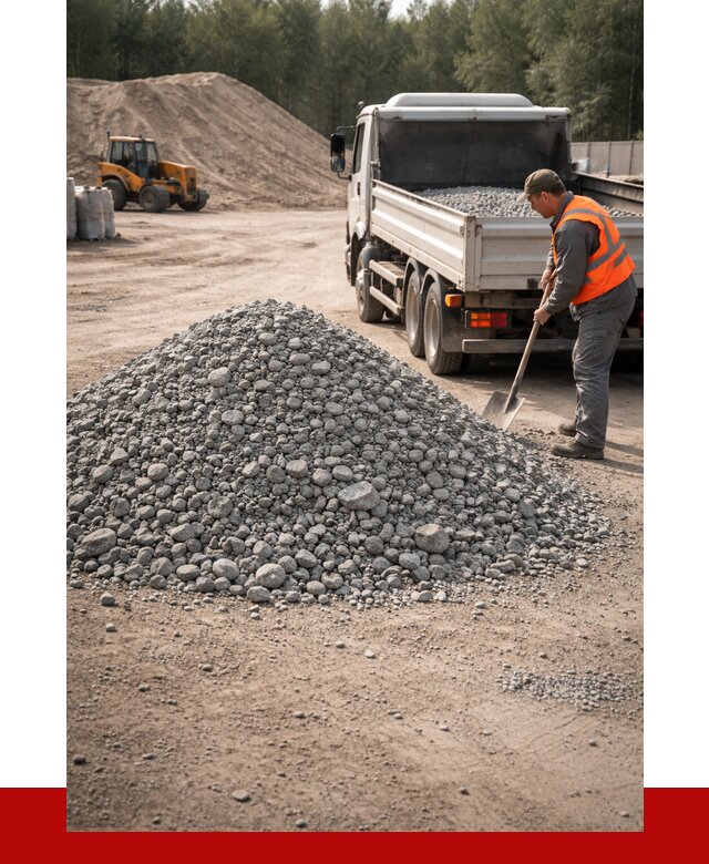 Гравийный щебень фракция 5-10 в Богородицке от 2351 р. | ПРОНЕРУДБгд