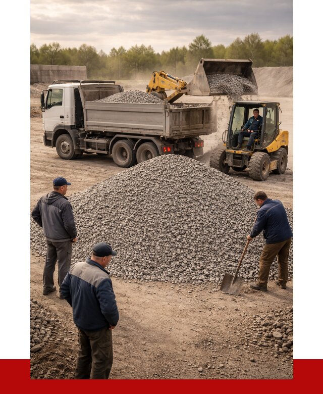 Гравийный щебень фракция 5-20 в Богородицке от 2565 р. ПРОНЕРУДБгд