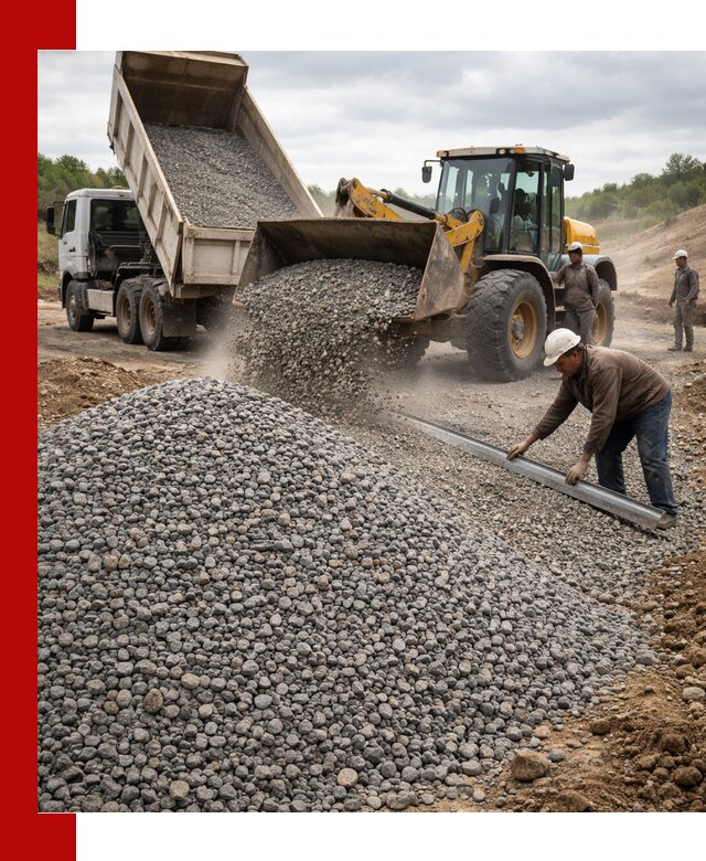 Гравийный щебень фракция 5-20 с доставкой в Богородицке