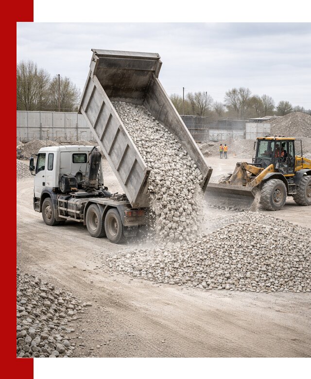 Доставка и продажа известнякового щебня в Богородицке