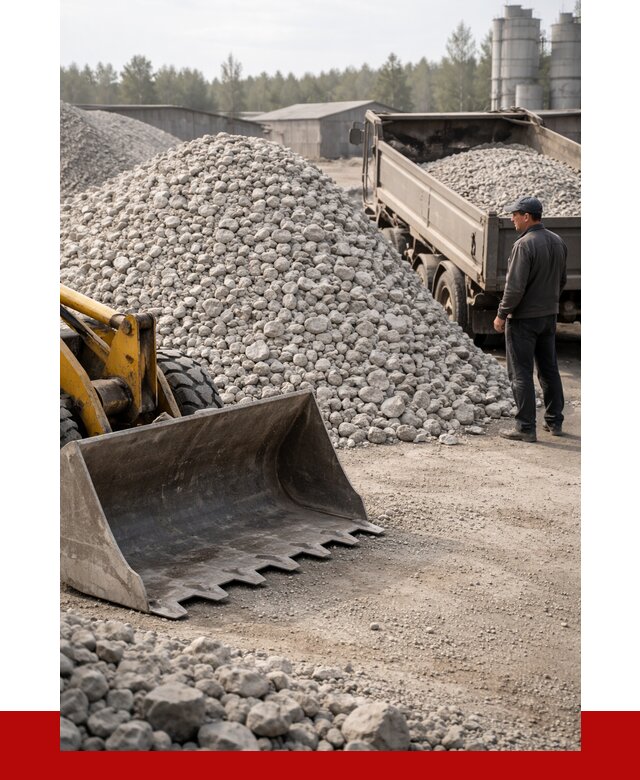 Известняковый щебень фракция 40-70 в Богородицке от 4488 р. | ПРОНЕРУДБгд