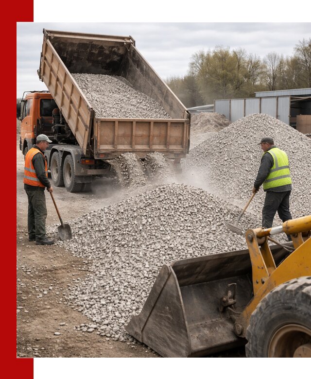 Доломитовый щебень фракции 5-20 с доставкой в Богородицке