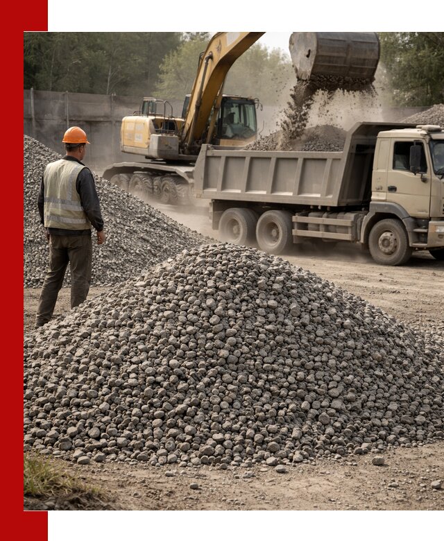 Шлаковый щебень фракция 5-20 с доставкой в Богородицке
