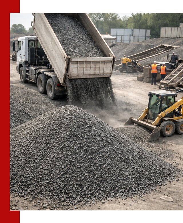 Вторичный щебень фракция 0–5 с доставкой в Богородицке
