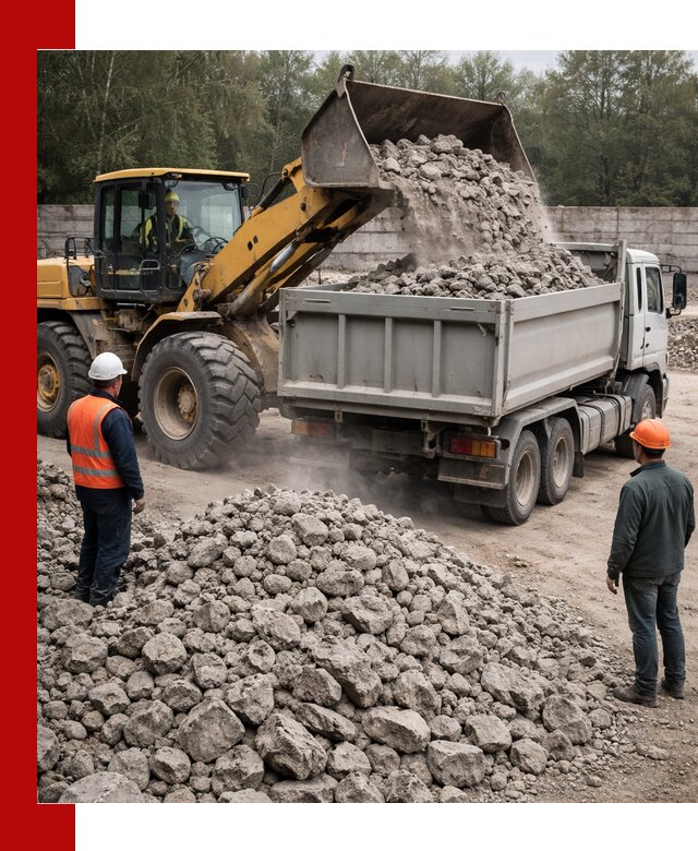 Вторичный щебень фракция 70–150 в Богородицке с доставкой