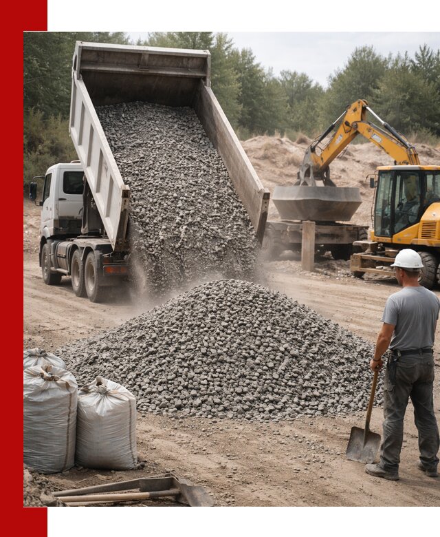 Доставка и продажа бетонного щебня в Богородицке