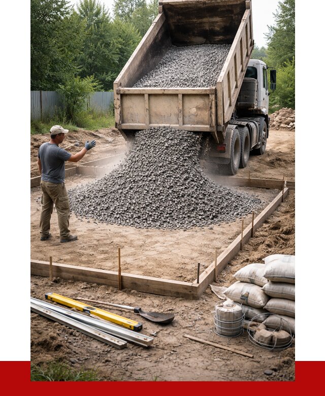 Купить щебень для фундамента в Богородицке от 4809 р. | ПРОНЕРУДБгд