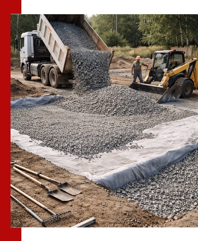 Щебень для фундамента с доставкой в Богородицке