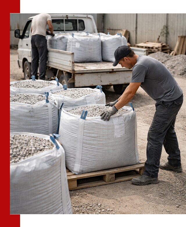 Доставка щебня в мешках по выгодным ценам в Богородицке