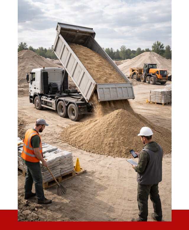 Карьерный песок с доставкой в Богородицке от 3847 р. ПРОНЕРУДБгд