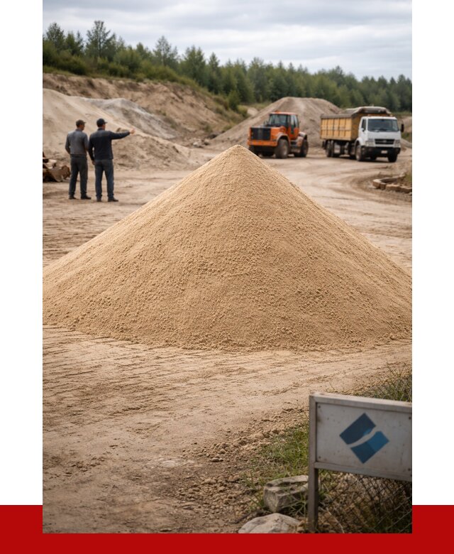 Карьерный песок навалом в Богородицке от 1923 р. | ПРОНЕРУДБгд