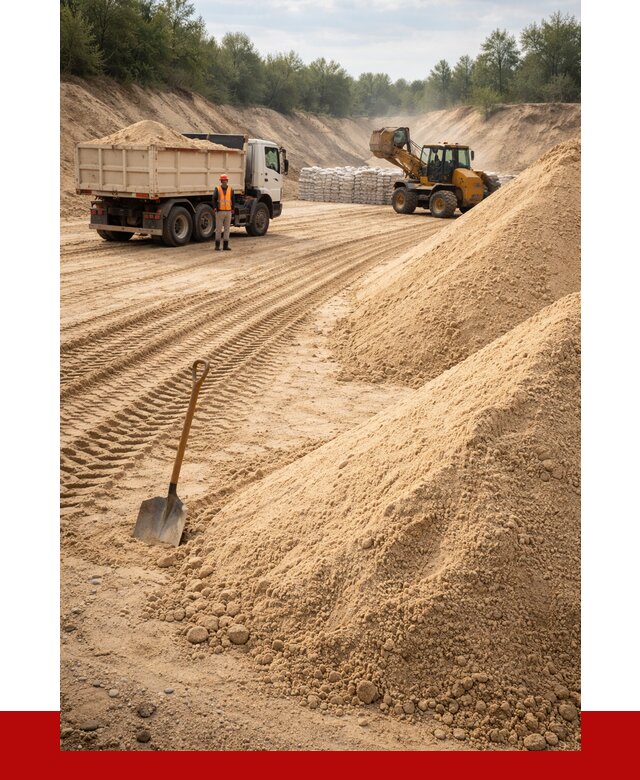 Карьерный песок мелкозернистый в Богородицке от 9617 р. | ПРОНЕРУДБгд