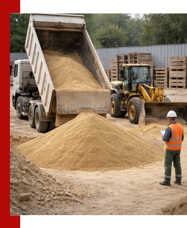 Доставка карьерного мелкозернистого песка в Богородицке