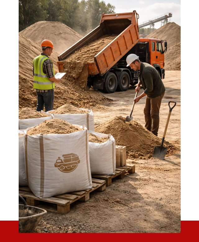 Строительный песок в Богородицке от 2351 р. с доставкой, ПРОНЕРУДБгд