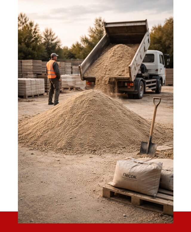 Купить сухой песок в Богородицке с доставкой от 2565 р. | ПРОНЕРУДБгд