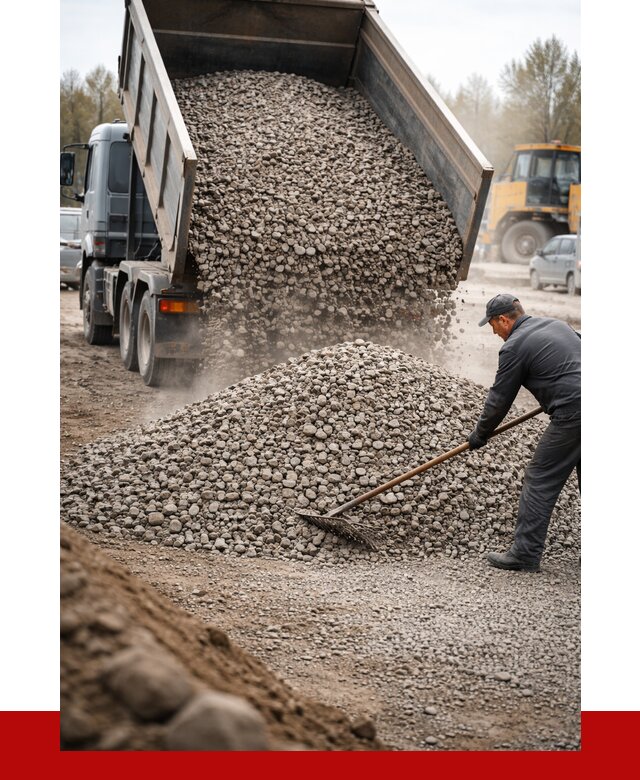 Гравий фракция 20-40 в Богородицке от 2672 р. доставка | ПРОНЕРУДБгд