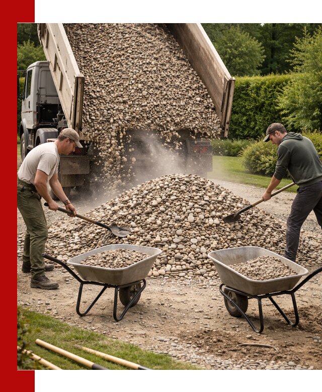 Доставка и продажа декоративной гальки в Богородицке