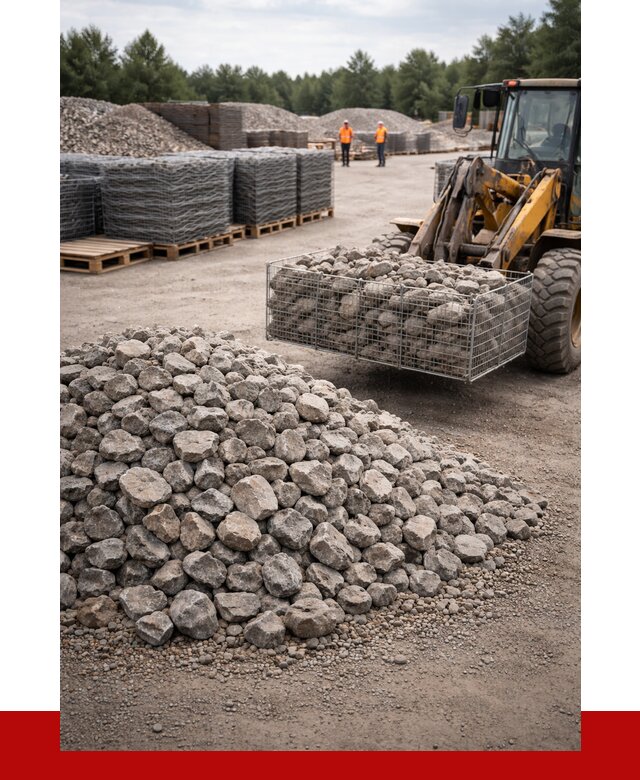 Камень для габионов фракция 70-150 в Богородицке от 4488 р. | ПРОНЕРУДБгд