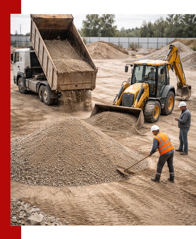 Поставка и доставка ПГС С4 в мешках и самосвалах в Богородицке
