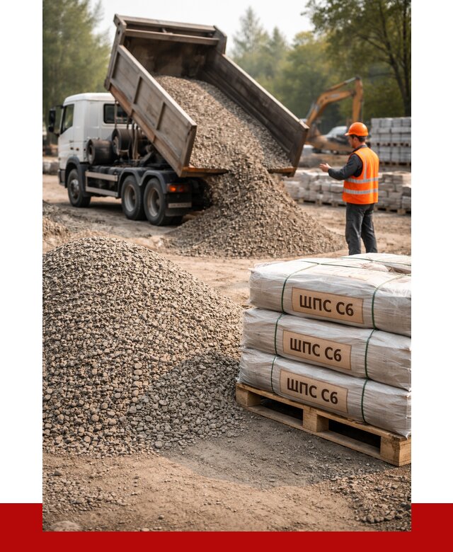 ЩПС С6 в Богородицке с доставкой от 2351 р. за куб | ПРОНЕРУДБгд