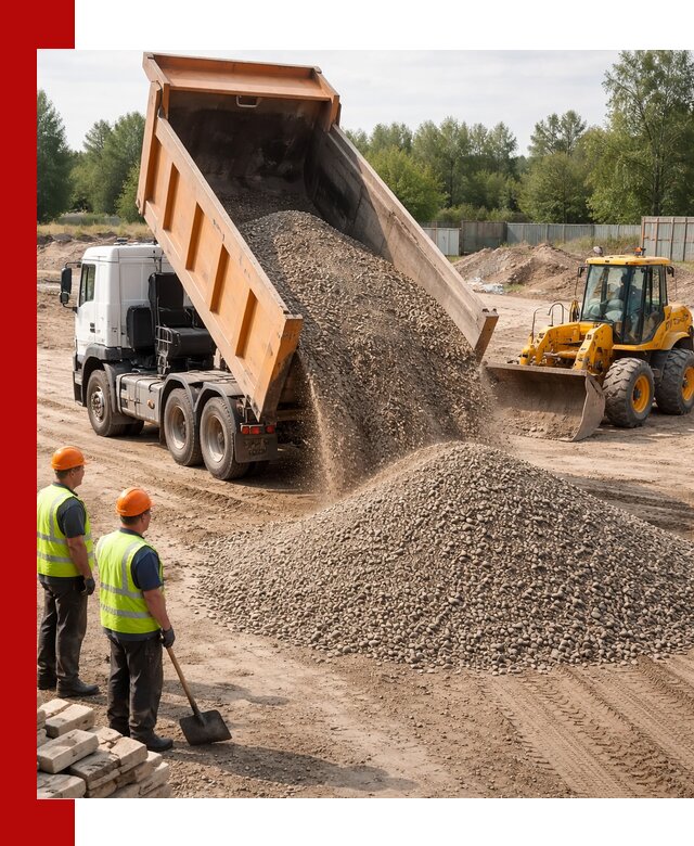 Доставка щебёночно-песчаной смеси ЩПС С7 в Богородицке