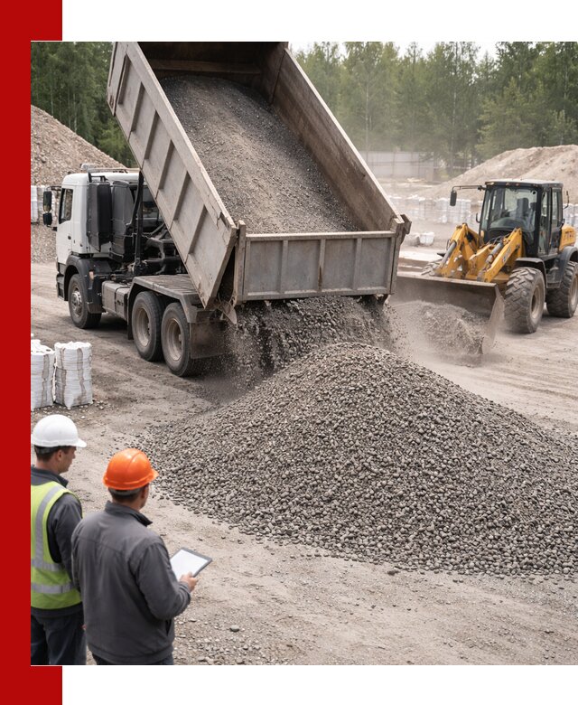 Доставка и продажа гранитного отсева 0-10 в Богородицке