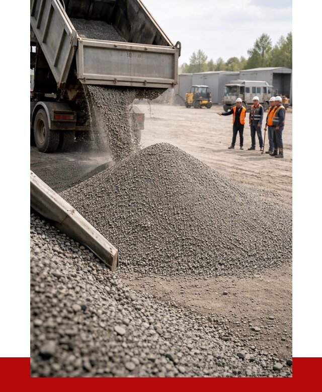 Гравийный отсев 0-5 в Богородицке от 1282 р. с доставкой | ПРОНЕРУДБгд