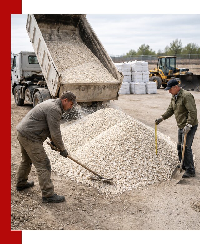 Мраморная крошка с доставкой и разгрузкой в Богородицке