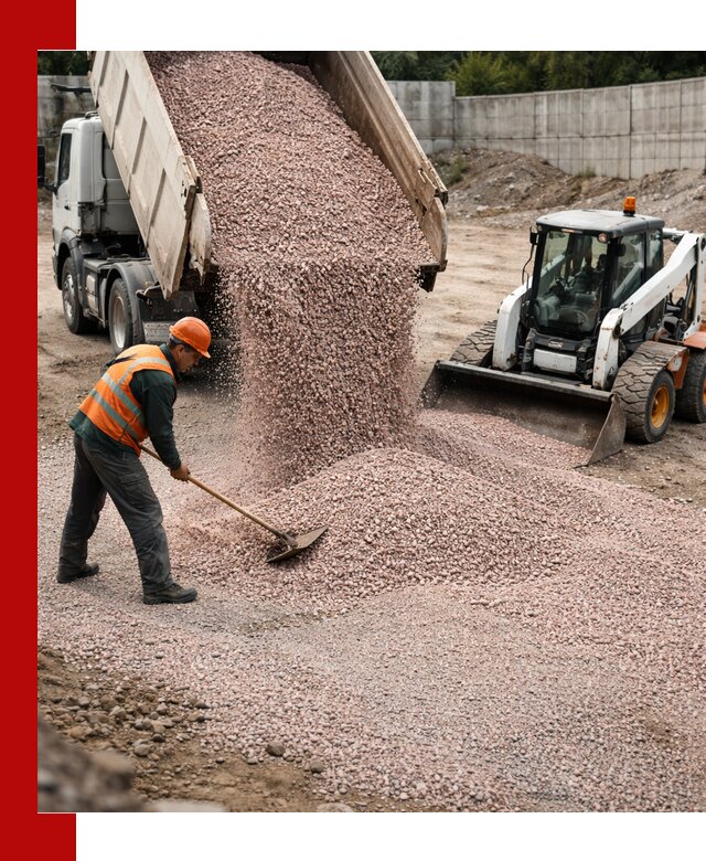Крошка розовый гранит с доставкой в Богородицке от производителя