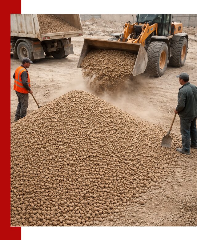 Керамзит фракция 10-20 с доставкой в Богородицке