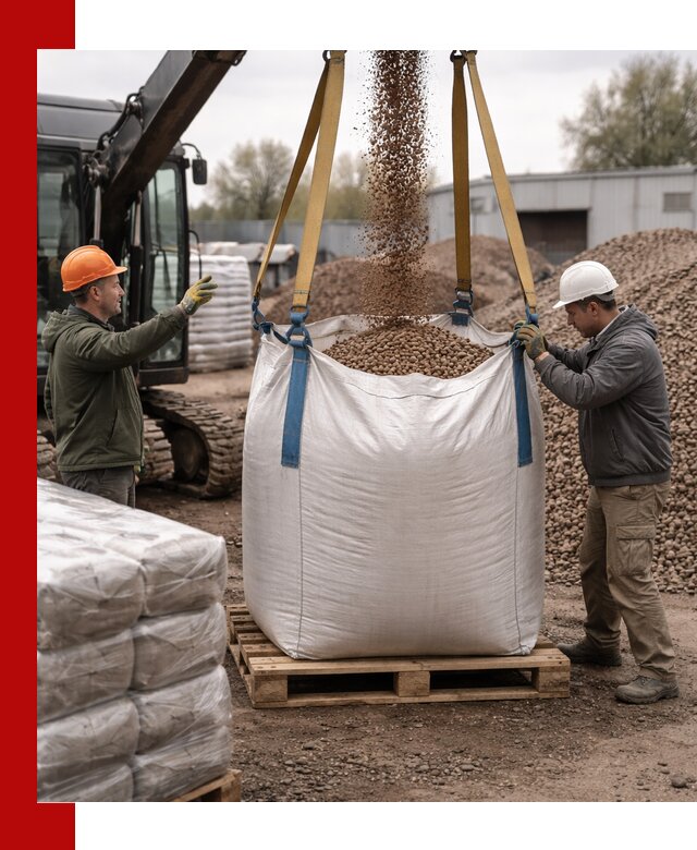 Керамзит в биг-бегах с доставкой в Богородицке