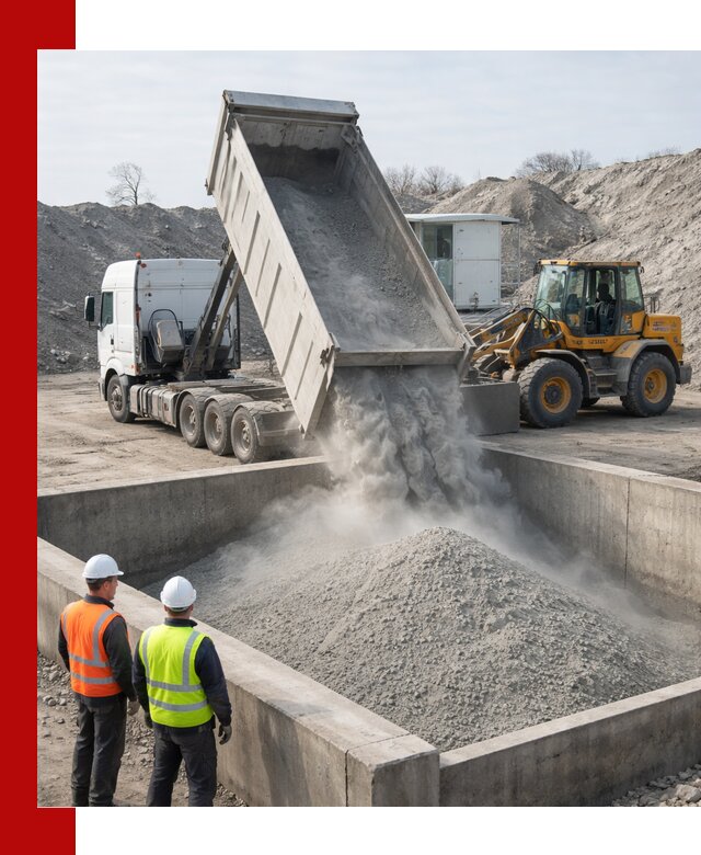 Доставка цемента навалом в Богородицке крупными партиями