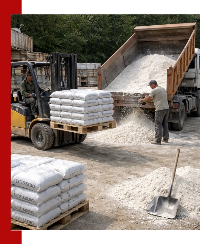 Доставка строительной извести оптом и в розницу в Богородицке