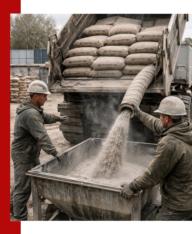 Доставка цемента М400 в Богородицке оптом и в розницу