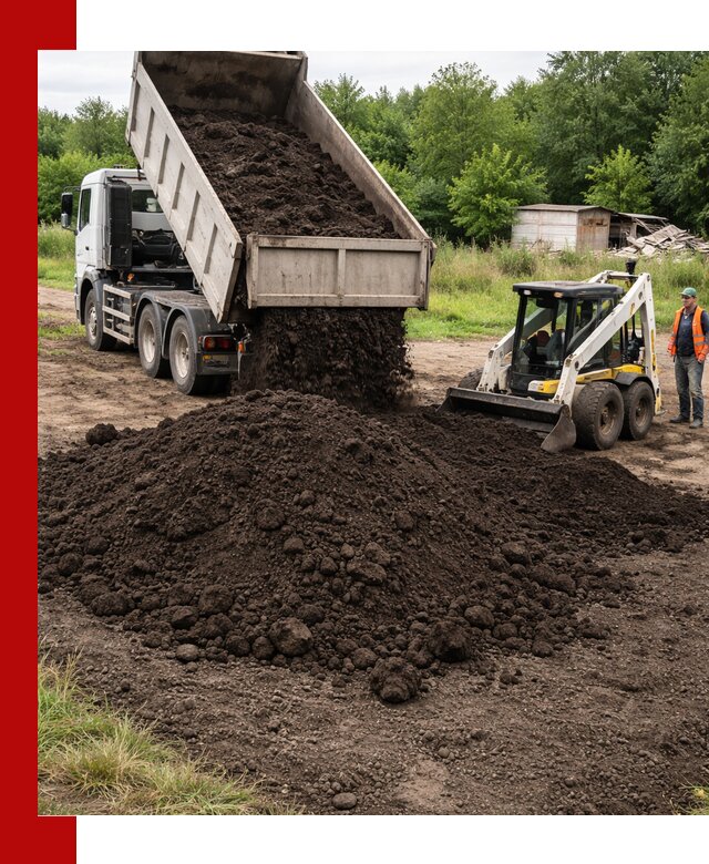 Поставка плодородной земли с доставкой самосвалом в Богородицке