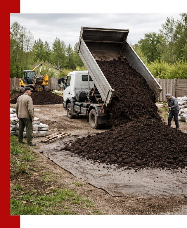 Доставка качественного почвогрунта в Богородицке оптом и в розницу