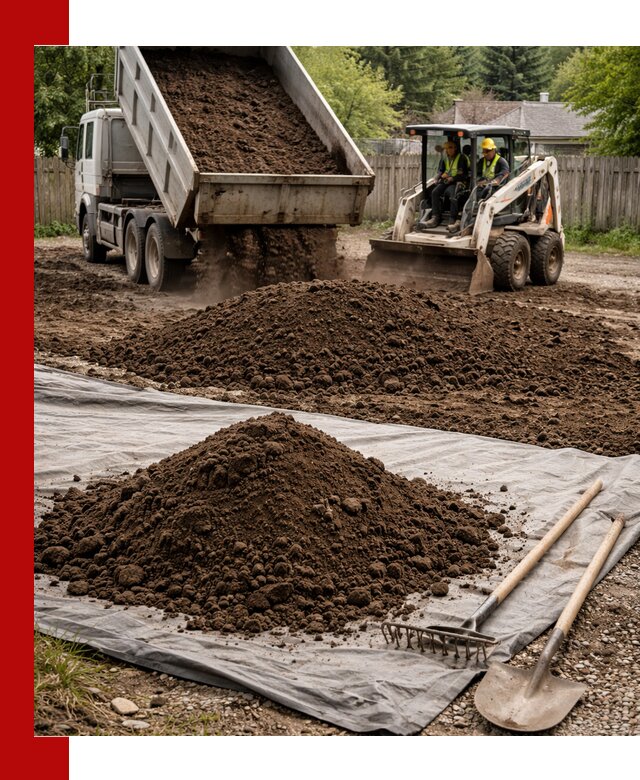 Грунт для отсыпки участка с доставкой в Богородицке