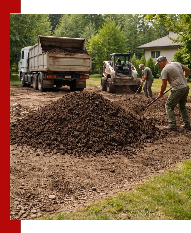 Доставка и укладка грунта для газона в Богородицке