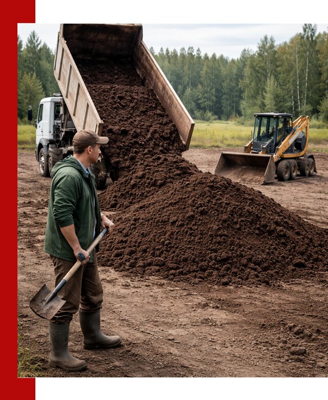 Купить верховой торф с доставкой в Богородицке для садоводства и растений