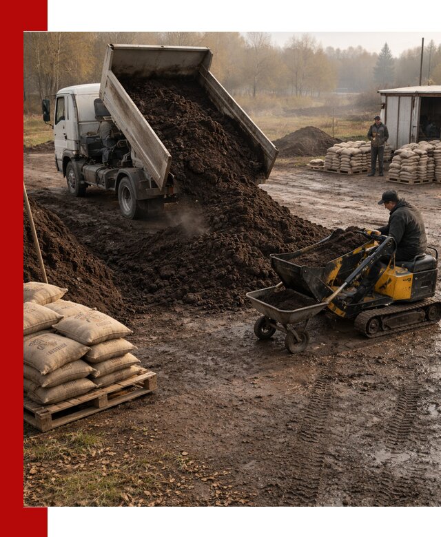 Кислый торф в доставке по выгодным ценам в Богородицке