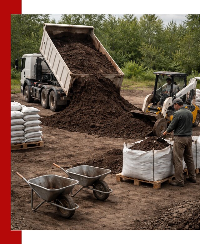 Доставка и продажа торфогрунта в Богородицке оптом и в розницу