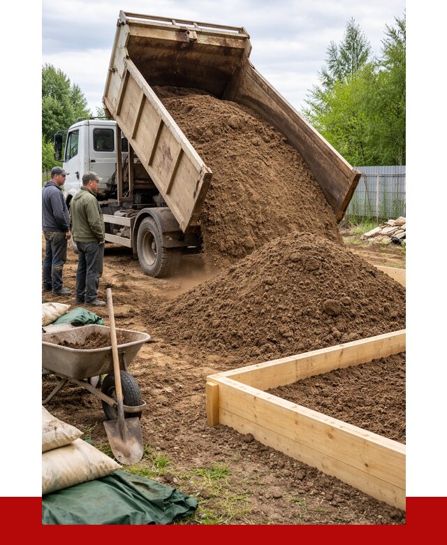Торфо песчаная смесь в Богородицке с доставкой от 1977 р. | ПРОНЕРУДБгд