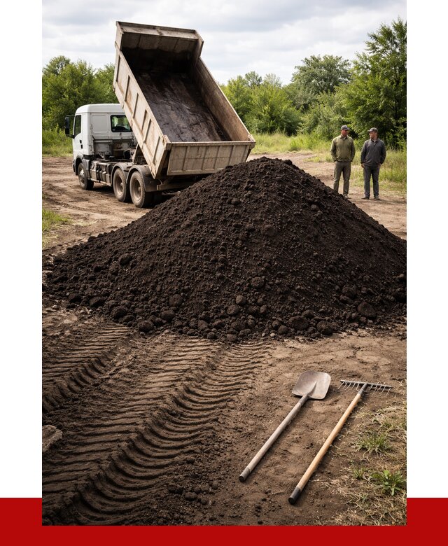 Купить чернозем навалом в Богородицке от 1282 р. за куб | ПРОНЕРУДБгд