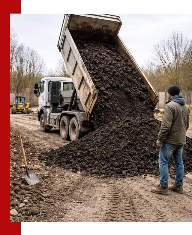 Доставка чернозема навалом в Богородицке быстро и выгодно