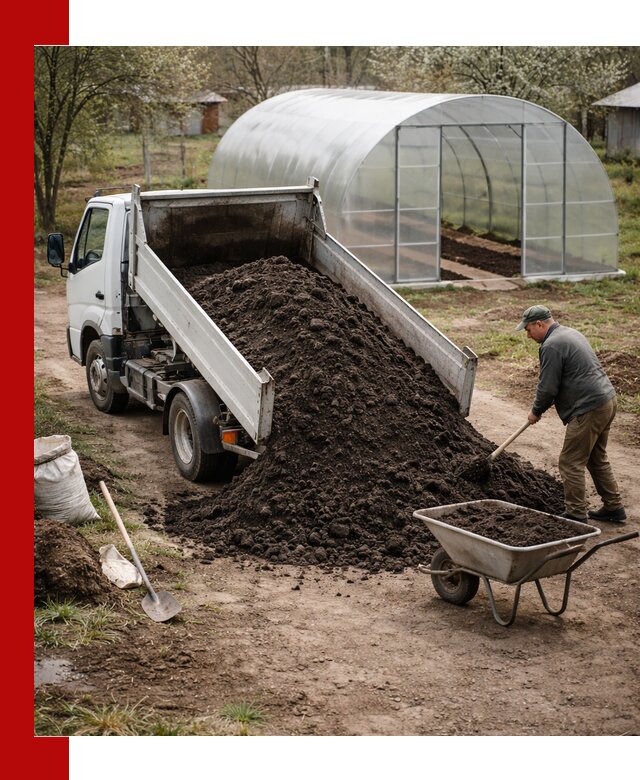 Чернозем для теплицы с доставкой в Богородицке
