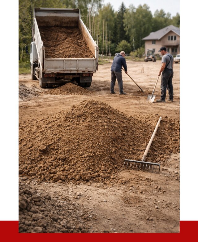 Суглинок для планировки в Богородицке с доставкой от 4488 р. | ПРОНЕРУДБгд