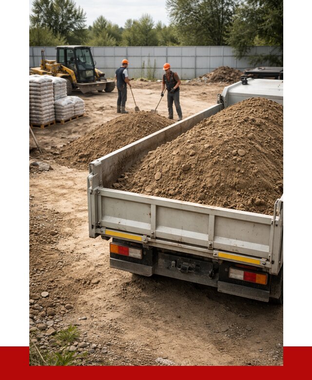 Супесь с доставкой в Богородицке от 2618 р. за куб | ПРОНЕРУДБгд